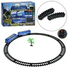 Железная дорога с локомотивом