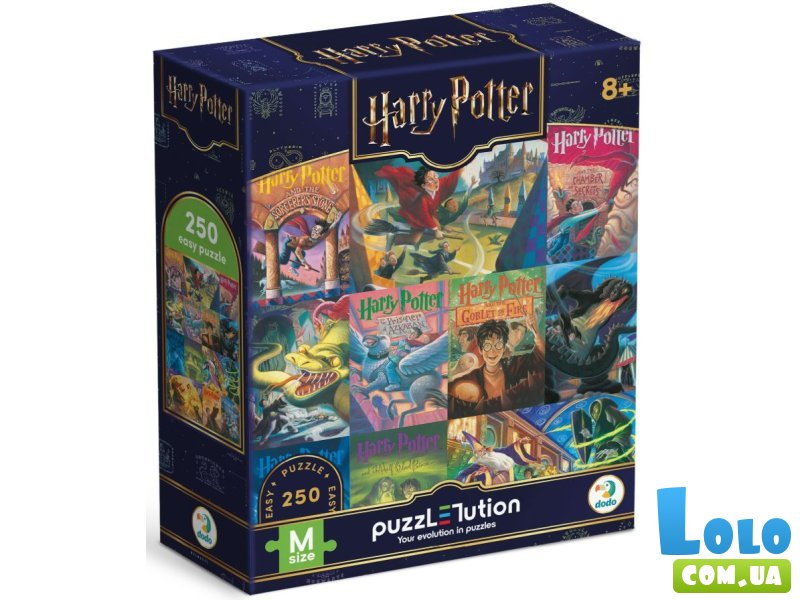 Пазл Книжные обложки Harry Potter, DoDo, 250 эл.