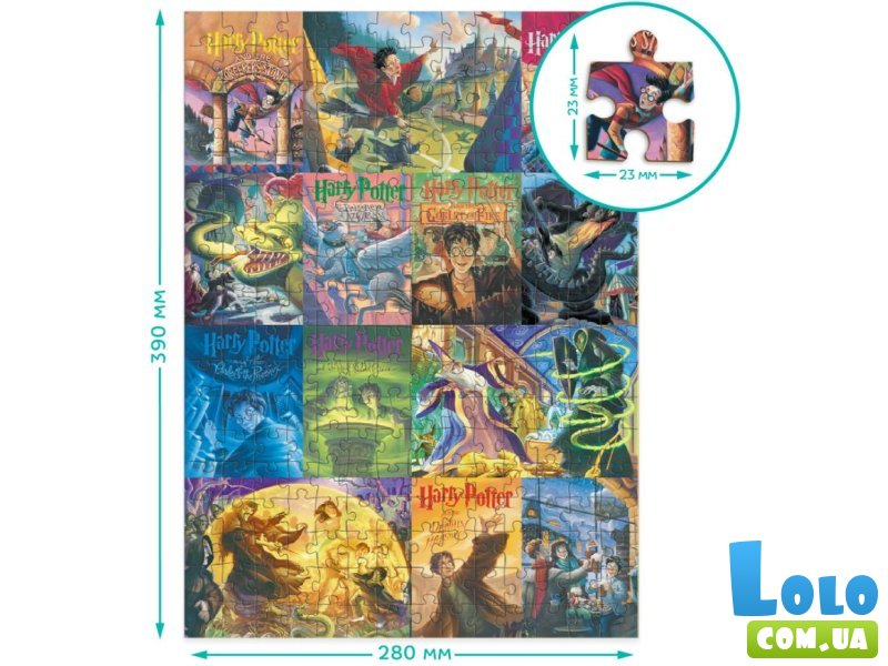 Пазл Книжные обложки Harry Potter, DoDo, 250 эл.