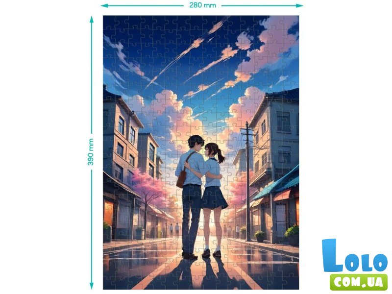 Пазл Теплые объятия Anime, DoDo, 300 эл.