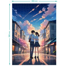 Пазл Теплые объятия Anime, DoDo, 300 эл.