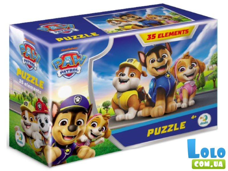 Пазл-мини Улыбаемся вместе Paw Patrol, DoDo, 35 эл.
