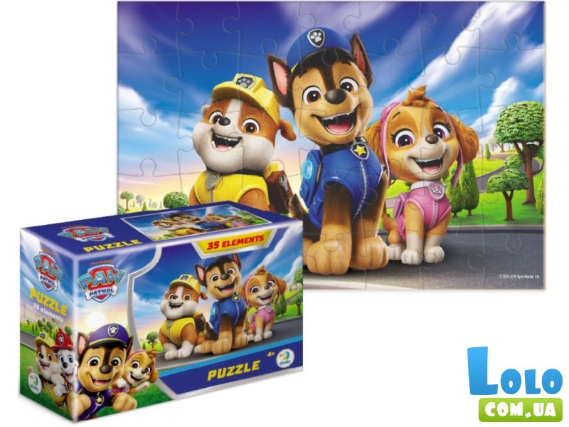 Пазл-мини Улыбаемся вместе Paw Patrol, DoDo, 35 эл.