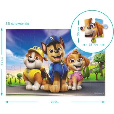 Пазл-мини Улыбаемся вместе Paw Patrol, DoDo, 35 эл.