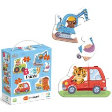 Пазлы 4 в 1 Транспорт Baby puzzle, DoDo, 2-3-4-4 эл.