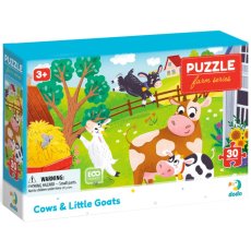 Пазл Коровы и козлята, DoDo, 30 эл.
