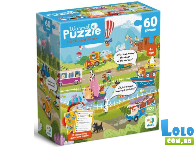 Виммельпазл Чудо-транспорт, Dodo, 60 эл.