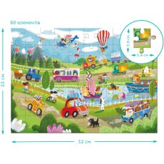 Виммельпазл Чудо-транспорт, Dodo, 60 эл.