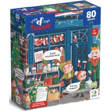 Пазл Зимние праздники Ищи и находи, DoDo, 80 эл.