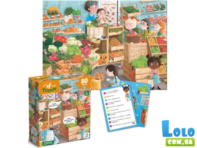 Пазл Дары осени Ищи и находи, DoDo, 80 эл.