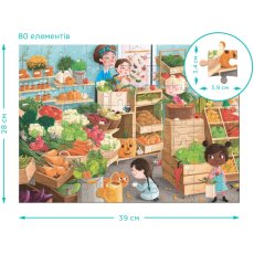 Пазл Дары осени Ищи и находи, DoDo, 80 эл.