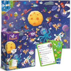 Пазл Неистовый космос Ищи и находи, DoDo, 100 эл.