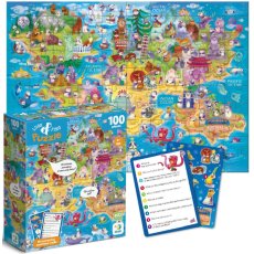 Пазл Мир пингвинов Ищи и находи, DoDo, 100 эл.