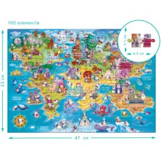 Пазл Мир пингвинов Ищи и находи, DoDo, 100 эл.