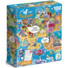 Пазл Мир пингвинов Ищи и находи, DoDo, 100 эл.