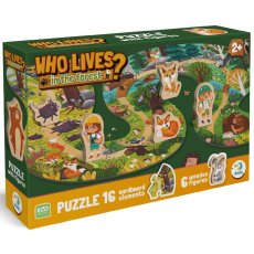 Пазл Кто живет в лесу, DoDo, 16 эл.