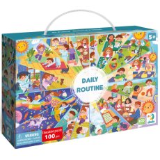 Пазл Распорядок дня, DoDo, 100 эл.