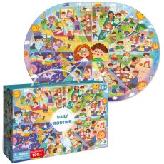 Пазл Распорядок дня, DoDo, 100 эл.