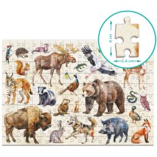 Пазл Лесные животные Монтессори, DoDo, 200 эл.