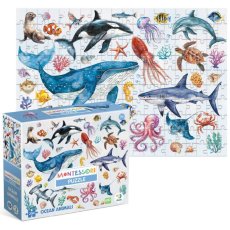 Пазл Океанические животные Монтессори, DoDo, 200 эл.
