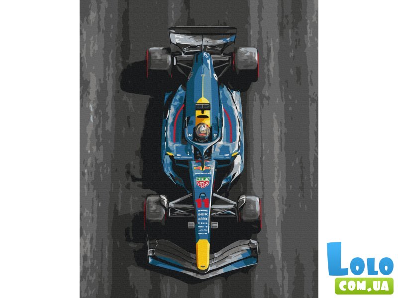 Картина по номерам Синий болид, Brushme (40x50 см)