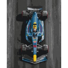 Картина по номерам Синий болид, Brushme (40x50 см)