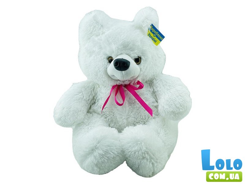Мягкая игрушка Медведь Мишутка, 35 см (белый)
