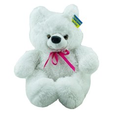Мягкая игрушка Медведь Мишутка, 35 см (белый)