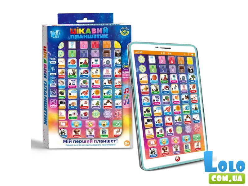 Интерактивный обучающий планшет, WToys (укр.)