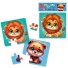 Мягкие пазлы Львенок и медвежонок, Vladi Toys