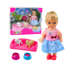 Кукла с любимцами и аксессуарами