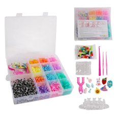 Набор резиночек для плетения с фурнитурой