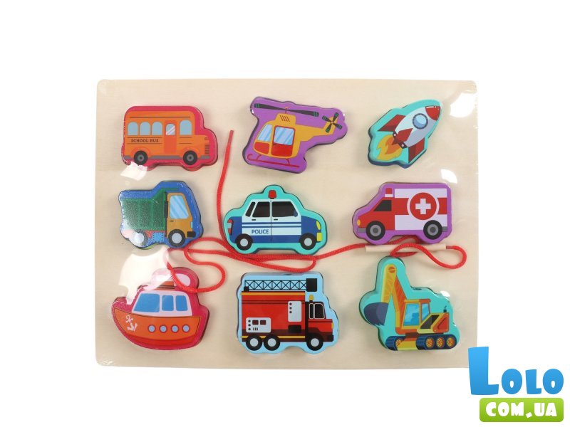 Деревянная рамка-вкладыш Транспорт