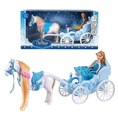 Набор кукла с лошадью и каретой