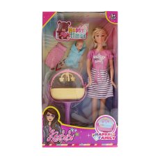 Кукла с пупсом и люлькой