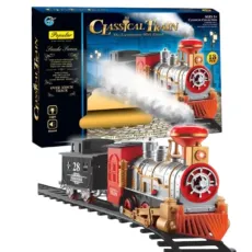 Железная дорога с локомотивом