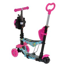 Самокат 5 в 1 Best Scooter с родительской ручкой