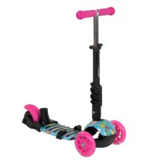 Самокат 5 в 1 Best Scooter с родительской ручкой