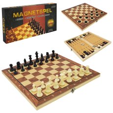 Настольная игра Шахматы 3 в 1 Шашки, Нарды