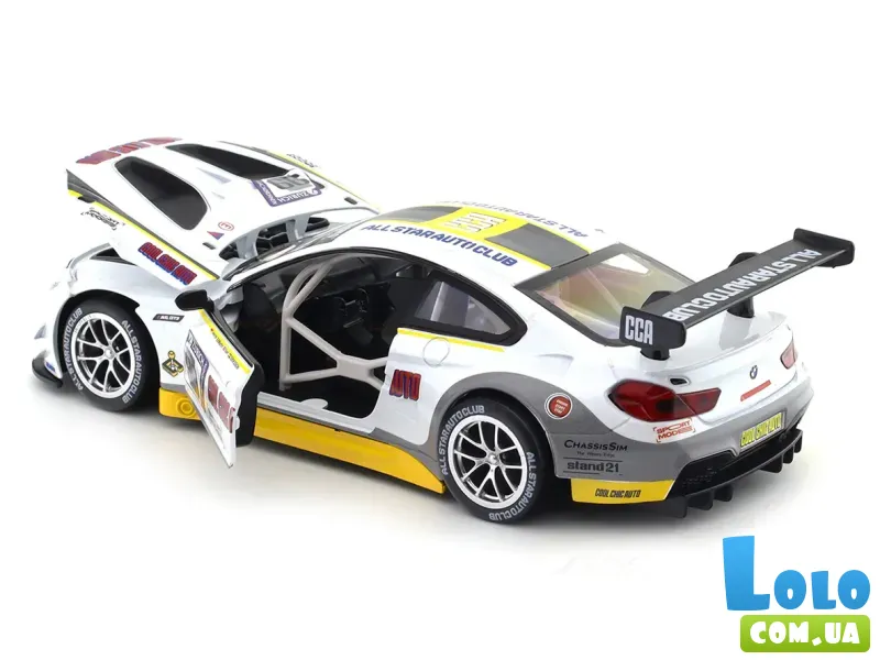 Машина металлическая BMW M6 GT3, Автопром