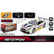 Машина металлическая BMW M6 GT3, Автопром