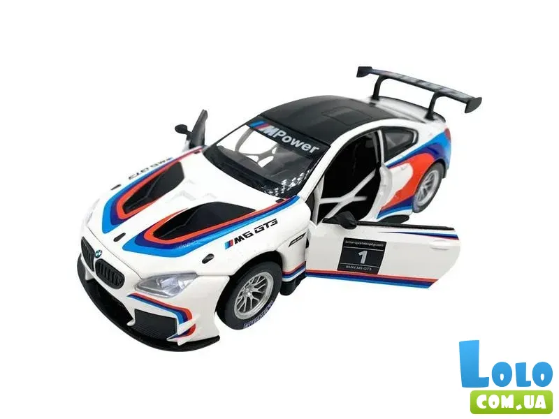 Машина металлическая BMW M6 GT3, Автопром