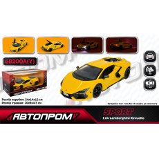 Машина металлическая Lamborghini Revuelto, Автопром