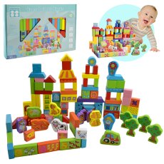 Деревянный конструктор Ферма (C9442), 100 дет.