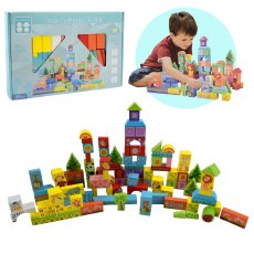 Конструктор деревянный (C9443), 100 дет.