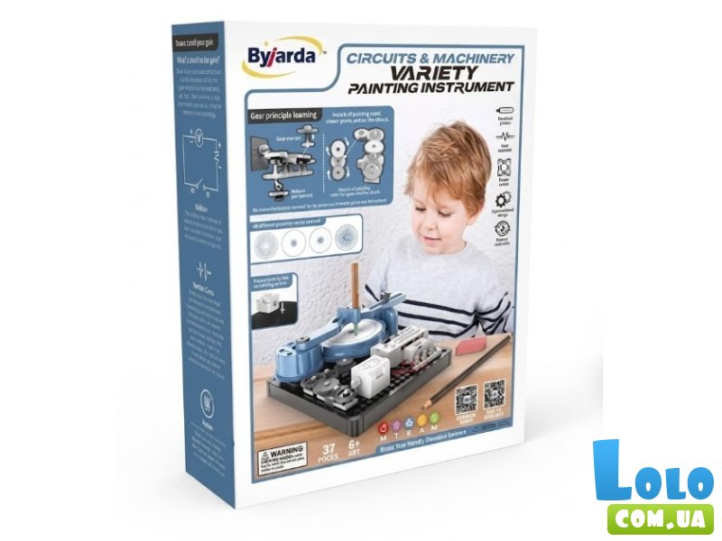 Электронный конструктор Механический спирограф (DL0101), 37 дет.