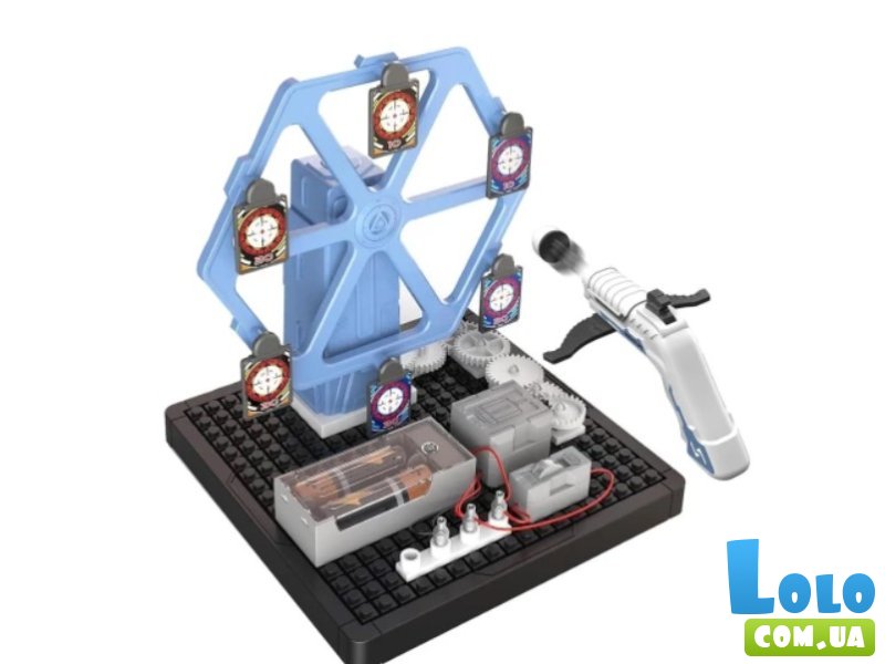 Конструктор электронный Вращающийся тир (DL0103), 67 дет.