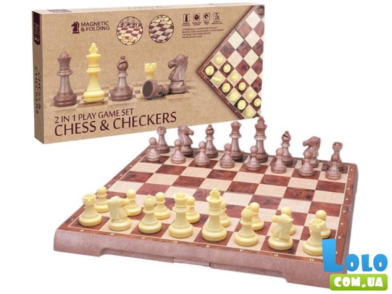 Шахматы магнитные 2 в 1