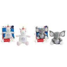 Мягкая интерактивная игрушка-ночник с проектором Животное (в ассортименте)