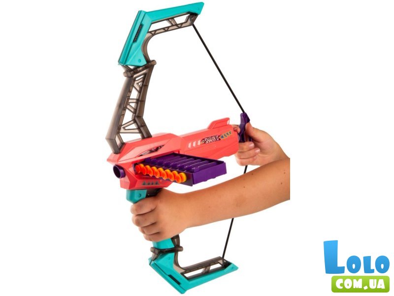 Арбалет с мягкими патронами Розовая Акула, DIY TOYS